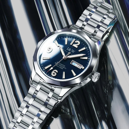 Luxury Tungsten Watch for Men 2024 New Japan SEIKO NH36A Movement Automatic Watches Men Sapphire Calendar Luminous Montre Homme