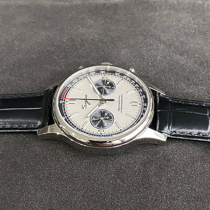 Limitovaná edícia oficiálnych pilotných mechanických hodiniek s chronografom ST19, originálne vojenské pánske náramkové hodinky s priemerom 40 mm, mechanické hodinky typu „Panda“
