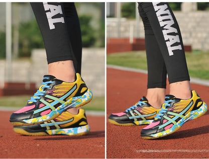 2022 New Women Sneakers Men Badminton Shoes Light Black Breathable Female Outdoor Sports Training Women Athletics Sports Green