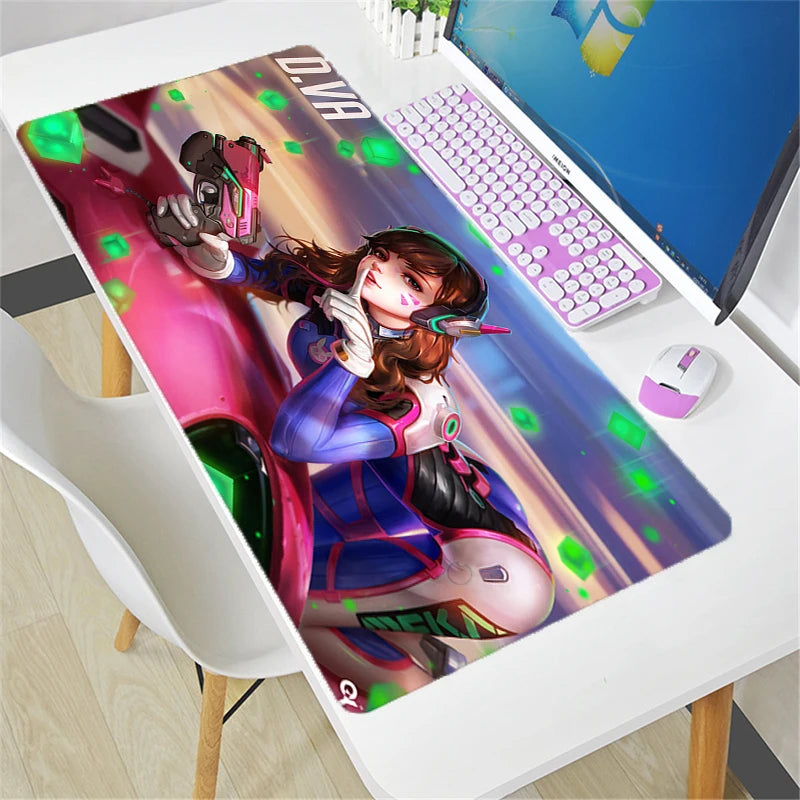 Overwatch Mouse Pad Large DIY Kawaii XXL PC Computer Desk Mat Gamer Office Carpet Keyboard Table Gaming Accessories Mousepad