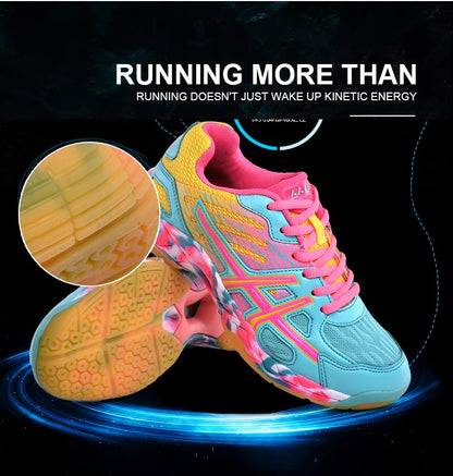2022 New Women Sneakers Men Badminton Shoes Light Black Breathable Female Outdoor Sports Training Women Athletics Sports Green