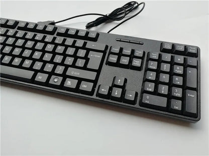 Spanish French Russian Arabic Letter Keycaps Keyboard Gaming Keyboard USB Wired 104 Keys for Computer