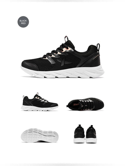 Xtep Women's Running Shoes New Fashion Lightweight Sneakers for Women Breathable Cushioning Sports Shoes Female 879318110073