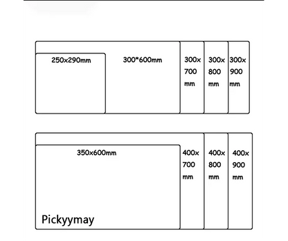 World Of Warcraft Mouse Pad Computer Laptop Mouse Mat Large Mousepad Keyboards Table Carpet  Gaming Desk Play Mats Locking Edge