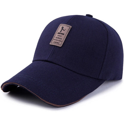 Spring Summer Baseball Cap Embroidered Canvas Sun Hat Outdoor Sports Cap Mens Hat for Fish Fashion Long-brimmed Golf cap 2022