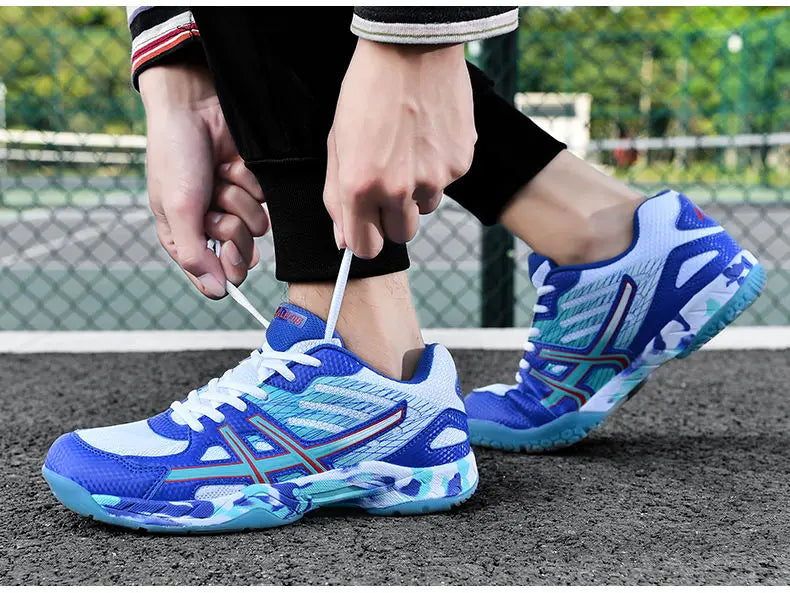 2022 New Women Sneakers Men Badminton Shoes Light Black Breathable Female Outdoor Sports Training Women Athletics Sports Green