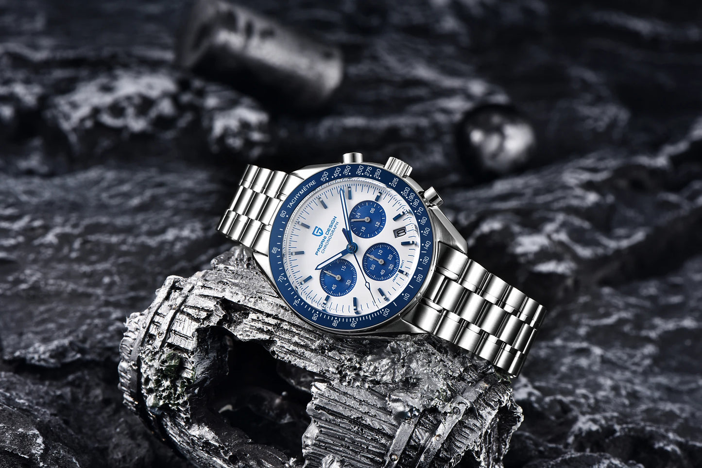 PAGANI DESIGN AK Project Mars Men's Watches Top Luxury Quartz Watch For Men AR Sapphire Speed Sport Chronograph Automatic Date