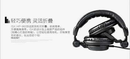 New ISK HP-960B headband headphone auriculares studio monitor dynamic stereo DJ headphones HD headset noise isolating earphone