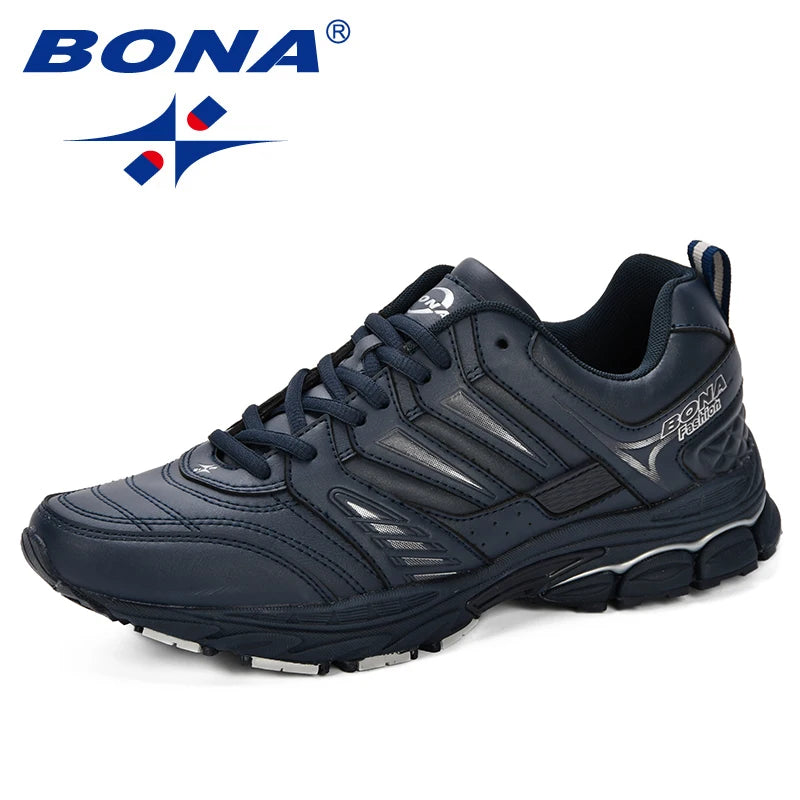 BONA Nový design Pánské boty Prodyšné Oblíbené pánské běžecké boty Outdoorové tenisky Sportovní boty Pohodlné