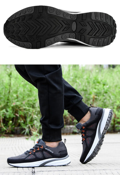 BONA Sneakers for Men, Sport Mesh Trainers, Lightweight Running Shoes for Women, Outdoor Athletic Shoes for Men