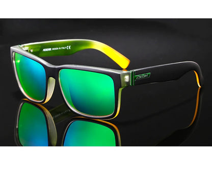 KDEAM Revamp Of Sport Men Sunglasses Polarized Shockingly Colors Sun Glasses Outdoor Driving Photochromic Sunglass With Box