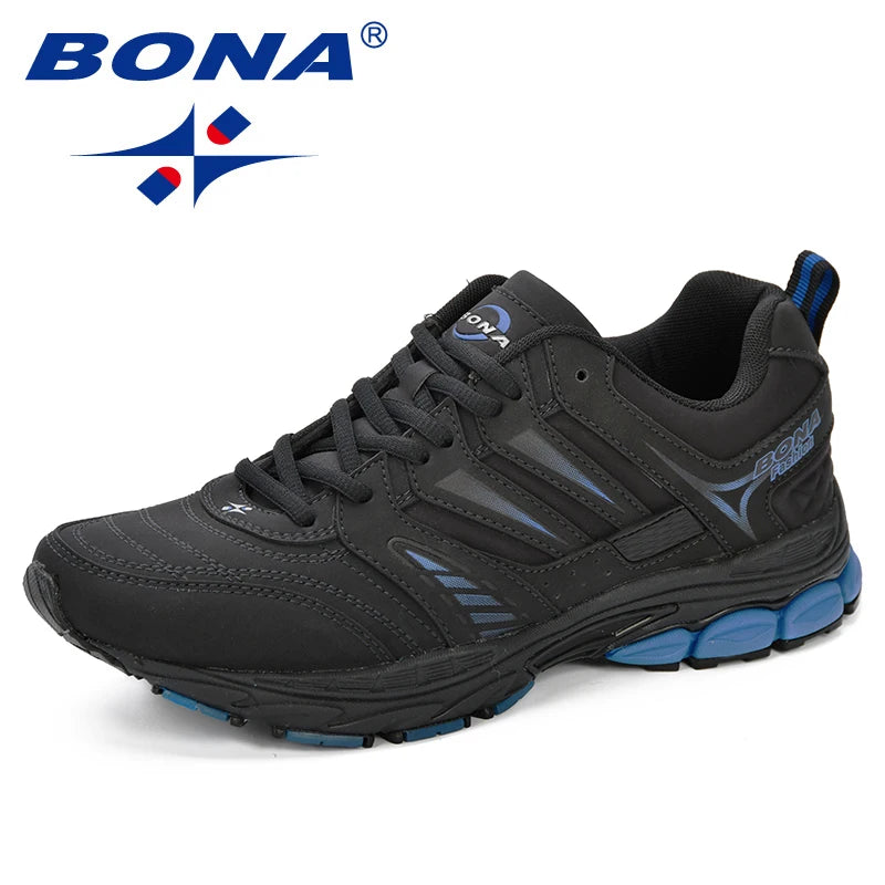 BONA Nový design Pánské boty Prodyšné Oblíbené pánské běžecké boty Outdoorové tenisky Sportovní boty Pohodlné