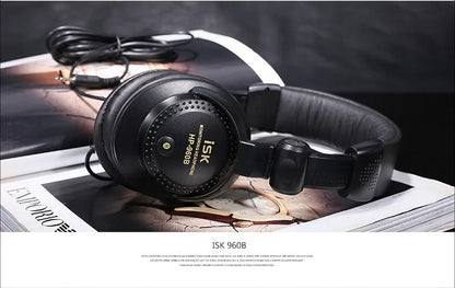 New ISK HP-960B headband headphone auriculares studio monitor dynamic stereo DJ headphones HD headset noise isolating earphone