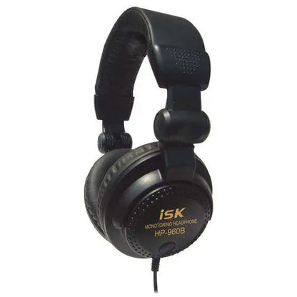 New ISK HP-960B headband headphone auriculares studio monitor dynamic stereo DJ headphones HD headset noise isolating earphone