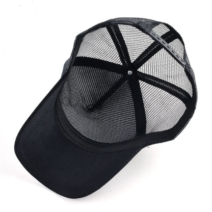 Męska czapka baseballowa z haftowaną naszywką z czaszką, czapka typu snapback w stylu hip-hopowym, czapka typu trucker dla kobiet, czapka na cztery pory roku, czapka outdoorowa z oddychającym daszkiem, czapki w kolorze kości