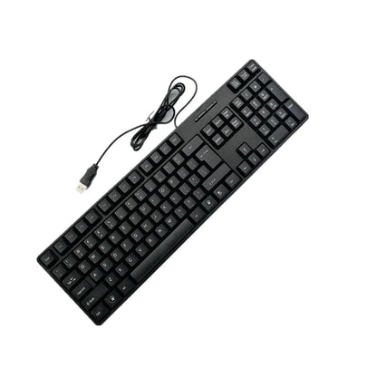 Spanish French Russian Arabic Letter Keycaps Keyboard Gaming Keyboard USB Wired 104 Keys for Computer