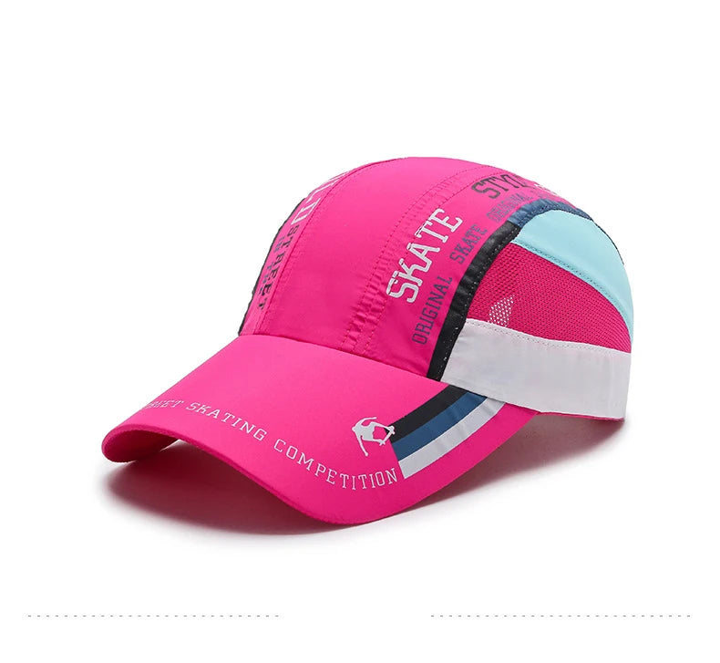 New Summer Quick Drying Thin Breathable Baseball Cap Men Women Sport Outdoor Hiking Climbing Cycling Fishing Run Hat Bone