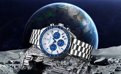 PAGANI DESIGN AK Project Mars Men's Watches Top Luxury Quartz Watch For Men AR Sapphire Speed Sport Chronograph Automatic Date