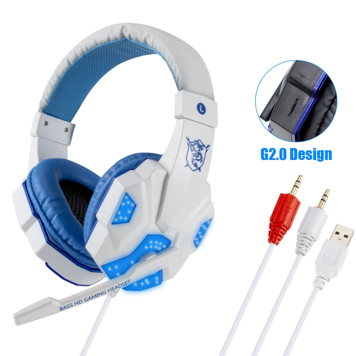 casque audio Casque de jeu stéréo Surround pour PS4 PC X box ordinateur réglable Gamer casque filaire avec micro antibruit Auriculares fifa 21