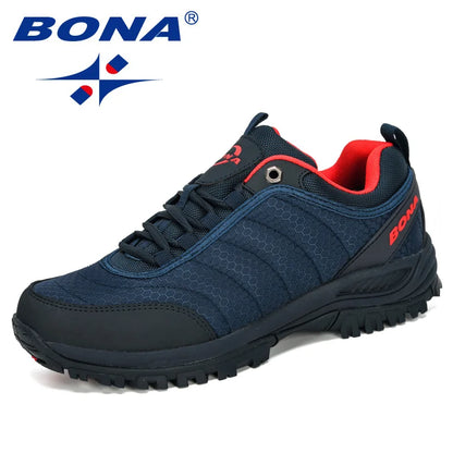 BONA Poutní boty Pánské horolezecké boty Outdoorová obuv Pánské trekové sportovní tenisky Pánské pohodlné