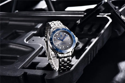 PAGANI DESIGN 2026 New V2 Waves 200M Taucheruhr für Herren, modische Luxus-Automatikuhr mit AR-Saphirglas, Herren-Armbanduhr