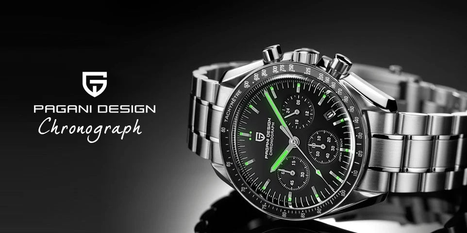 PAGANI DESIGN AK Project Mars Men's Watches Top Luxury Quartz Watch For Men AR Sapphire Speed Sport Chronograph Automatic Date