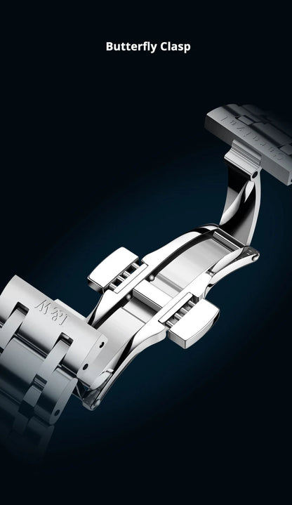 Luxury Tungsten Watch for Men 2024 New Japan SEIKO NH36A Movement Automatic Watches Men Sapphire Calendar Luminous Montre Homme
