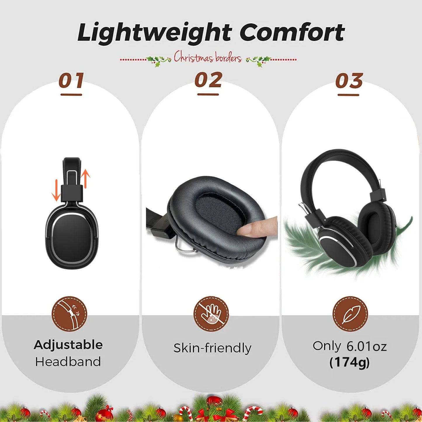 SODO SD-1004 Wireless Headphones Foldable Bluetooth 5.3 HIFI Stereo Headset 40mm Driver Over Ear Headphone with Mic Support TF