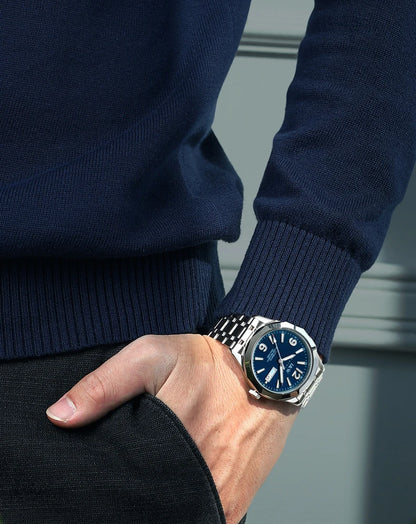 Luxury Tungsten Watch for Men 2024 New Japan SEIKO NH36A Movement Automatic Watches Men Sapphire Calendar Luminous Montre Homme