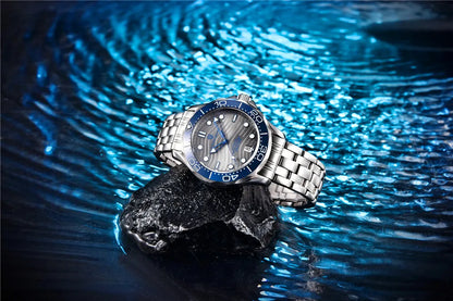 PAGANI DESIGN 2026 New V2 Waves 200M Taucheruhr für Herren, modische Luxus-Automatikuhr mit AR-Saphirglas, Herren-Armbanduhr