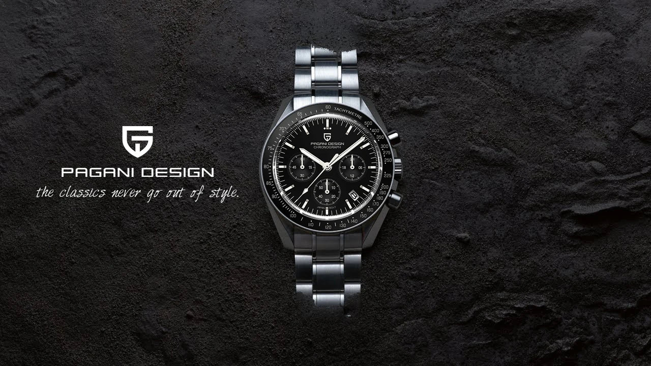 PAGANI DESIGN PD1701 Tribute to CK2998 Moon Watch Retro Quartz Watch For Men AR Sapphire crystal Sport Chronograph Man 2026 New