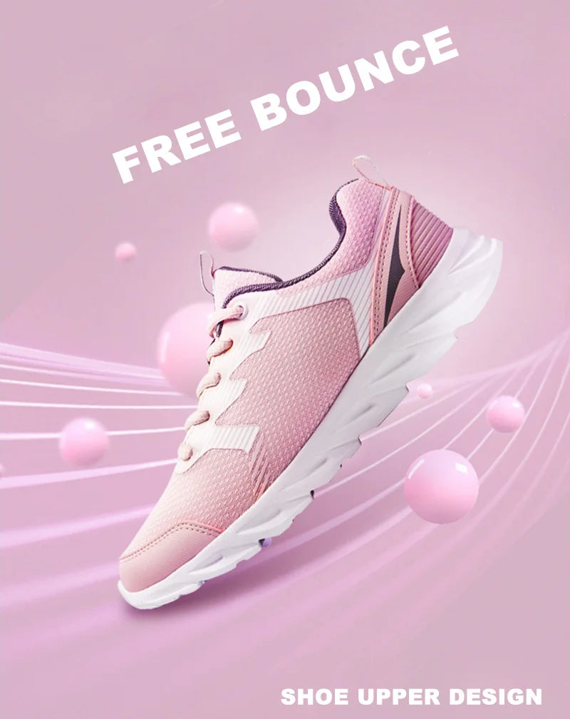 Xtep Women's Running Shoes New Fashion Lightweight Sneakers for Women Breathable Cushioning Sports Shoes Female 879318110073