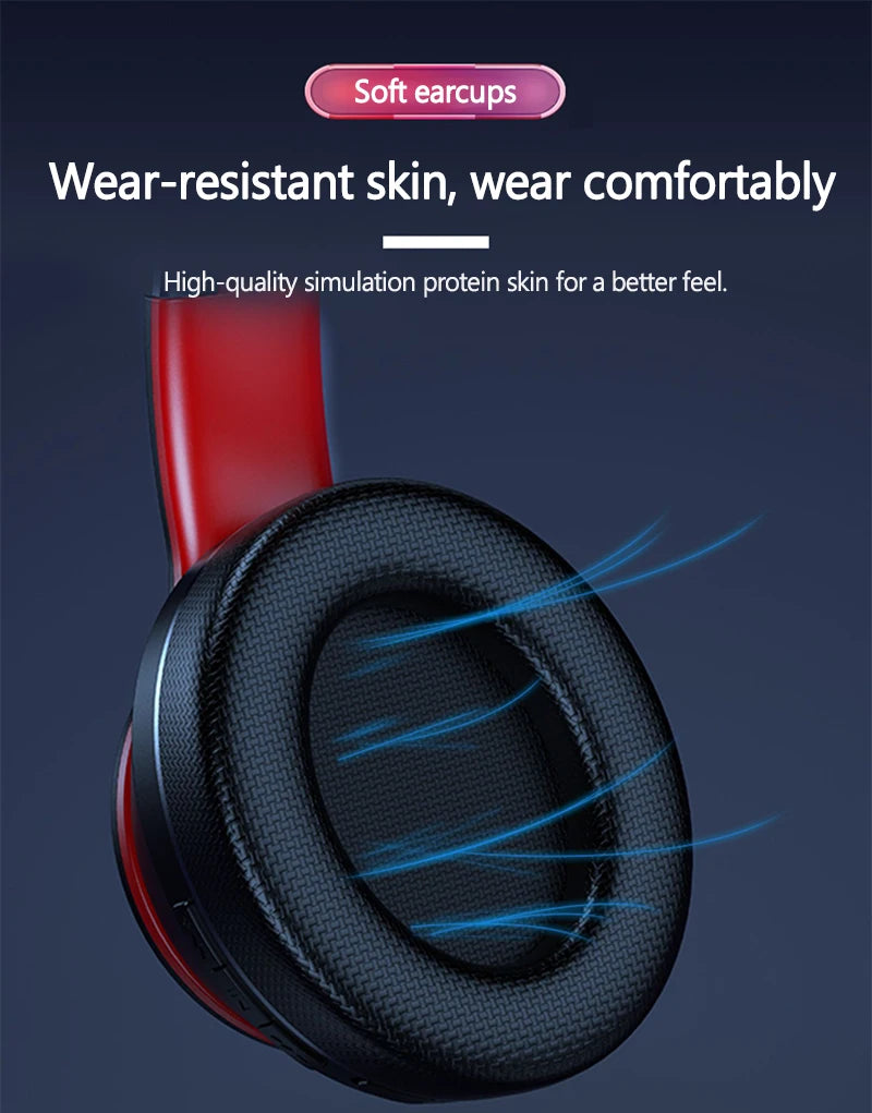 Cuffie Over-Ear Bluetooth Wireless Lenovo HD200 – Headset Gaming Stereo HiFi con Cancellazione del Rumore e Microfono