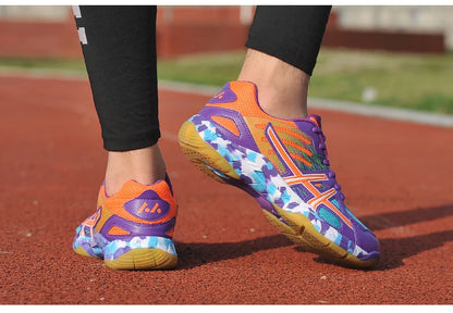 2022 New Women Sneakers Men Badminton Shoes Light Black Breathable Female Outdoor Sports Training Women Athletics Sports Green