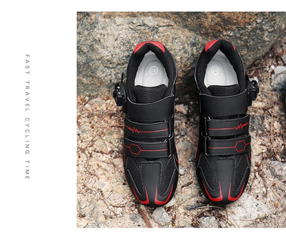 Professional Self-Locking Cycling Shoes Outdoor MTB Pedal Bicycle Shoes Non-Slip Sneakers Racing Road Speed Bike SPD Cleat Shoes