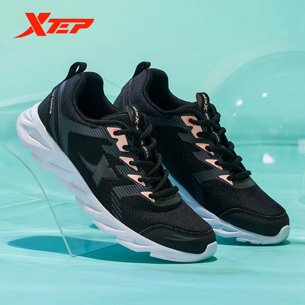 Xtep Women's Running Shoes New Fashion Lightweight Sneakers for Women Breathable Cushioning Sports Shoes Female 879318110073