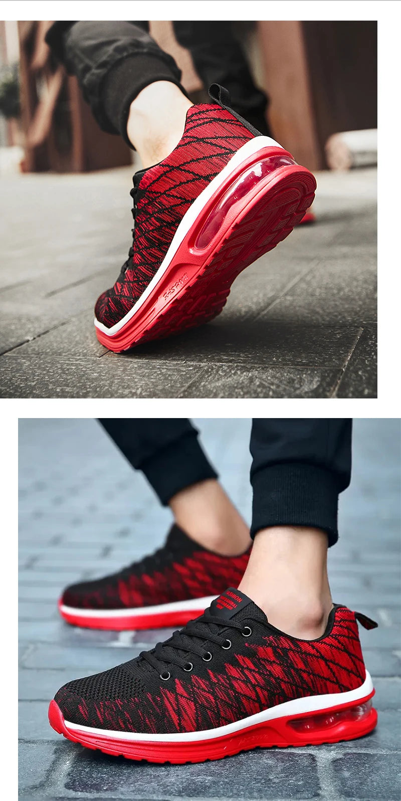 Men’s Running Shoes Fashion Breathable Outdoor Sports Sneakers Comfortable Athletic Footwear for Women