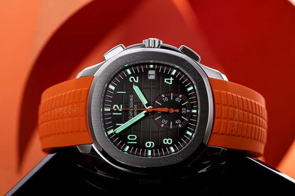 2025 Specht & Söhne Luxury Sports Quartz Watch Japan VD53 Chronograph Stainless Steel Watch Rubber Strap Reloj Hombre Waterproof