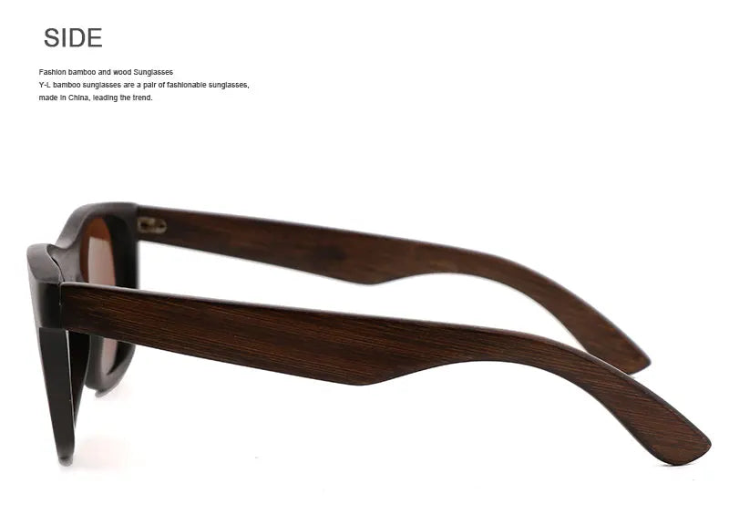 Handmade Natural  Bamboo Wooden Sunglass Fashion Polarized Sunglasses for Men Women's Shade Sun Glasses Wood Oculos De Sol