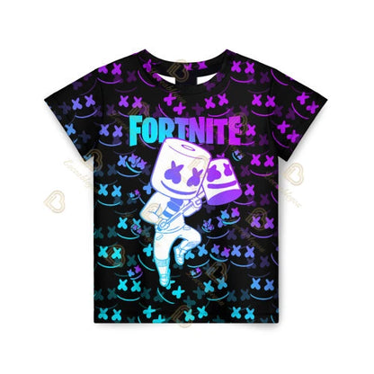 Summer Fashion Fortnite Mascot 3D Print Kids T Shirt Casual T-shirt Boys Girls Unisex Children's Clothing Tshirt Tops