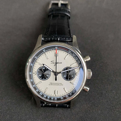 Limited Edition Official Pilot Mechanical Watch Chronograph ST19 Original Military 40MM Men Wristwatch Mechanical Panda Watches