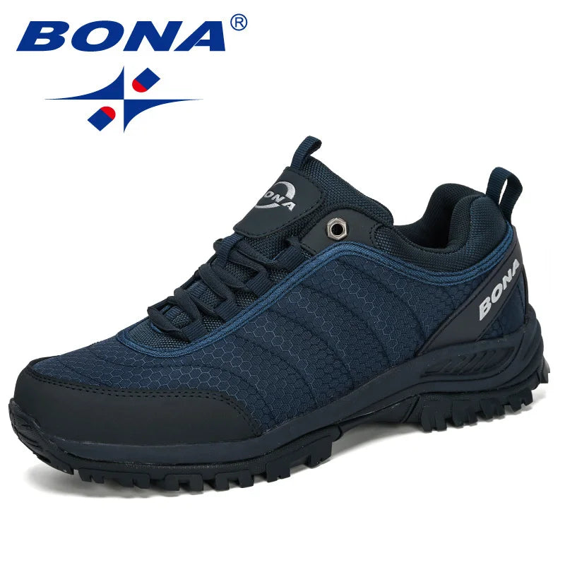 BONA Poutní boty Pánské horolezecké boty Outdoorová obuv Pánské trekové sportovní tenisky Pánské pohodlné