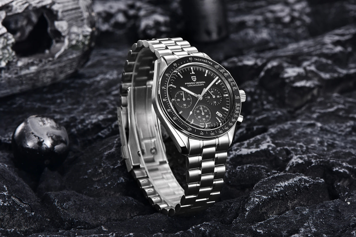 PAGANI DESIGN AK Project Mars Men's Watches Top Luxury Quartz Watch For Men AR Sapphire Speed Sport Chronograph Automatic Date