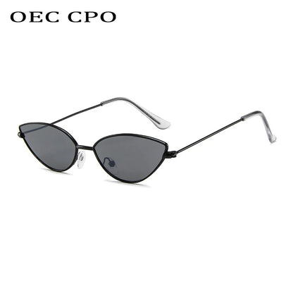 Cute Sexy Cat Eye Sunglasses Women Retro Small Black Red Pink Cateye Sun Glasses Female Vintage Shades For Women Party Glasses