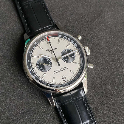 Limited Edition Official Pilot Mechanical Watch Chronograph ST19 Original Military 40MM Men Wristwatch Mechanical Panda Watches