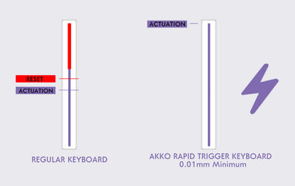 Akko TAC75 HE Magnetic Keyboard 75% Magnetic Switch Rapid Trigger 0.005mm ARGB 8K Polling Rate Wired Gamer Customized Keyboard