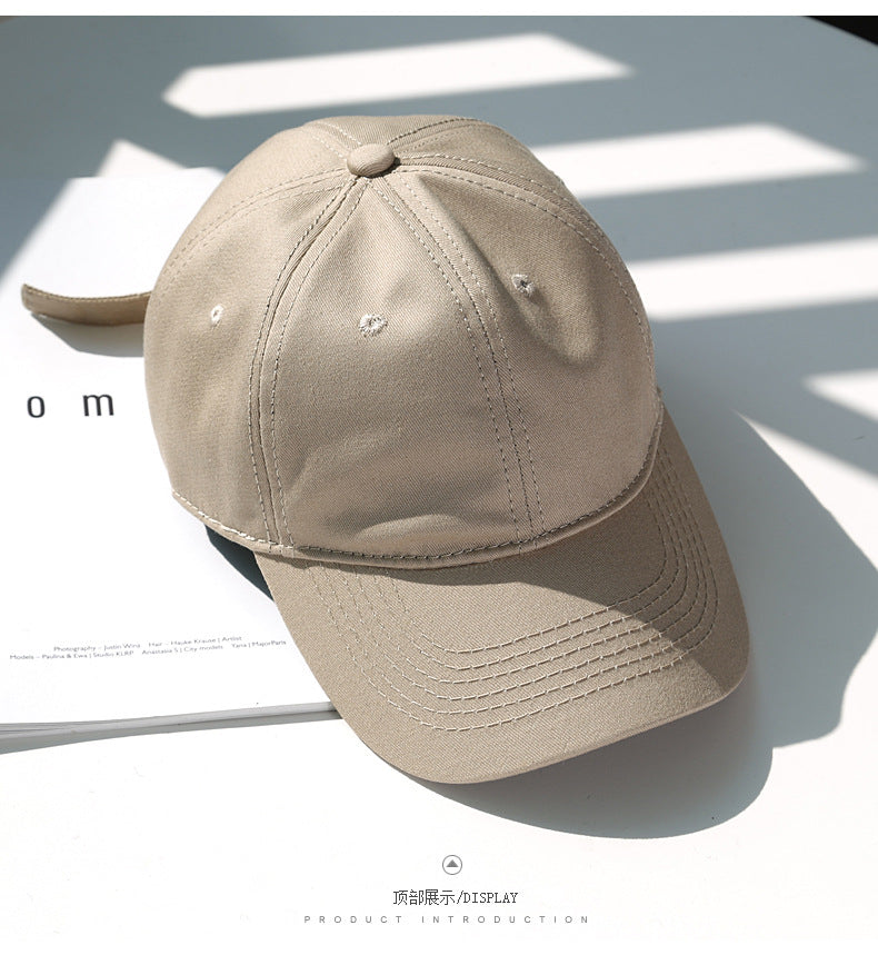 Custom Logo Cotton Soft Top Baseball Cap For Women Men Classics Simple Adjustable Dad Hat Outdoor Sport Dad Hats Wholsale