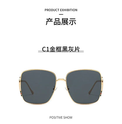 Square Frame Polarized Sunglasses for Men Women Design Fashion Trend Sunscreen Alloy UV400 Sun Glasses Unisex Eyewear 2026