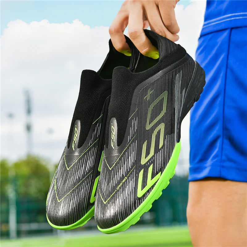 New Men Soccer Shoes Grass Cleats Futsal Comfortable Turf Football Boots Sports Ultralight Fg Non Slip Indoor Adult Non-Slip