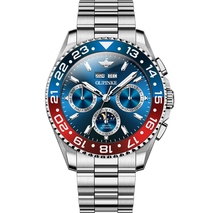 OUPINKE Fashion Mens Watches Top Brand Luxury Business Sport Watch Multifunction Automatic Mechanical Men Clock Waterproof Reloj